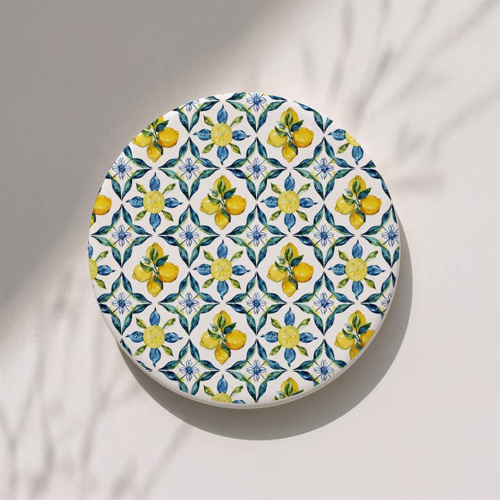 Gia Roma - Wholesale Decorative Tabletop Object - Blue Country Coaster Elegant Grandmillennial Blue Home Decor65