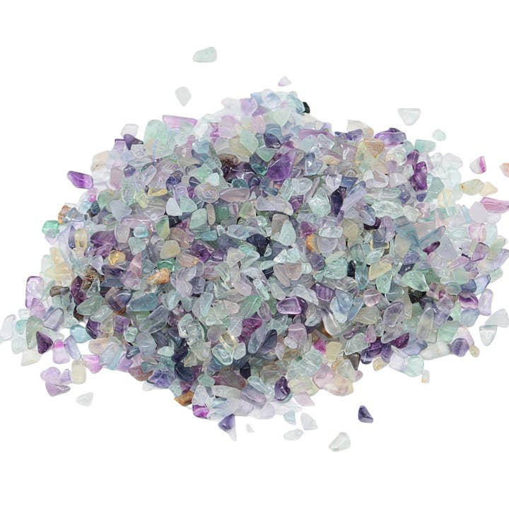 Stone - Tumbled Chips - Fluorite - 3 to 5mm for wholesale by Arômes & Évasions