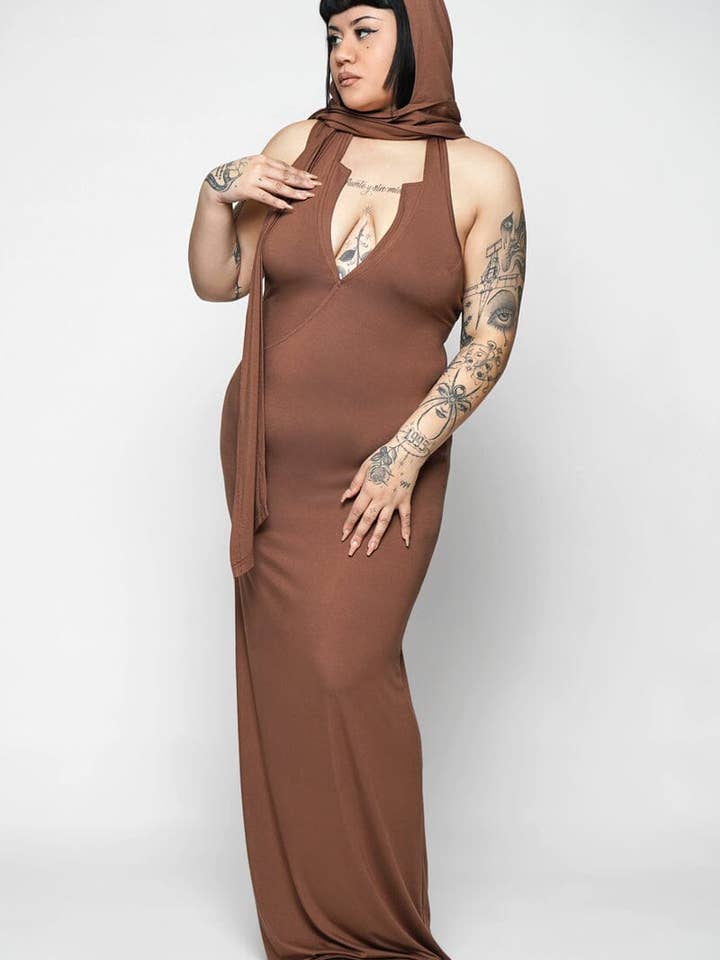 Vestido e Capuz Soteria por atacado de NOCTEX