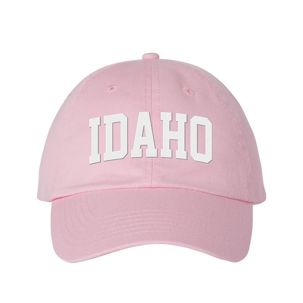 Lucky Luna Apparel - Wholesale Baseball Cap - Unisex - Block Idaho Embroidered Dad Hat2