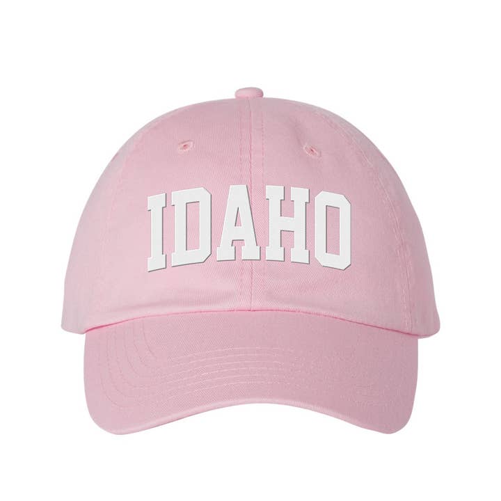Lucky Luna Apparel - Wholesale Baseball Cap - Unisex - Block Idaho Embroidered Dad Hat2