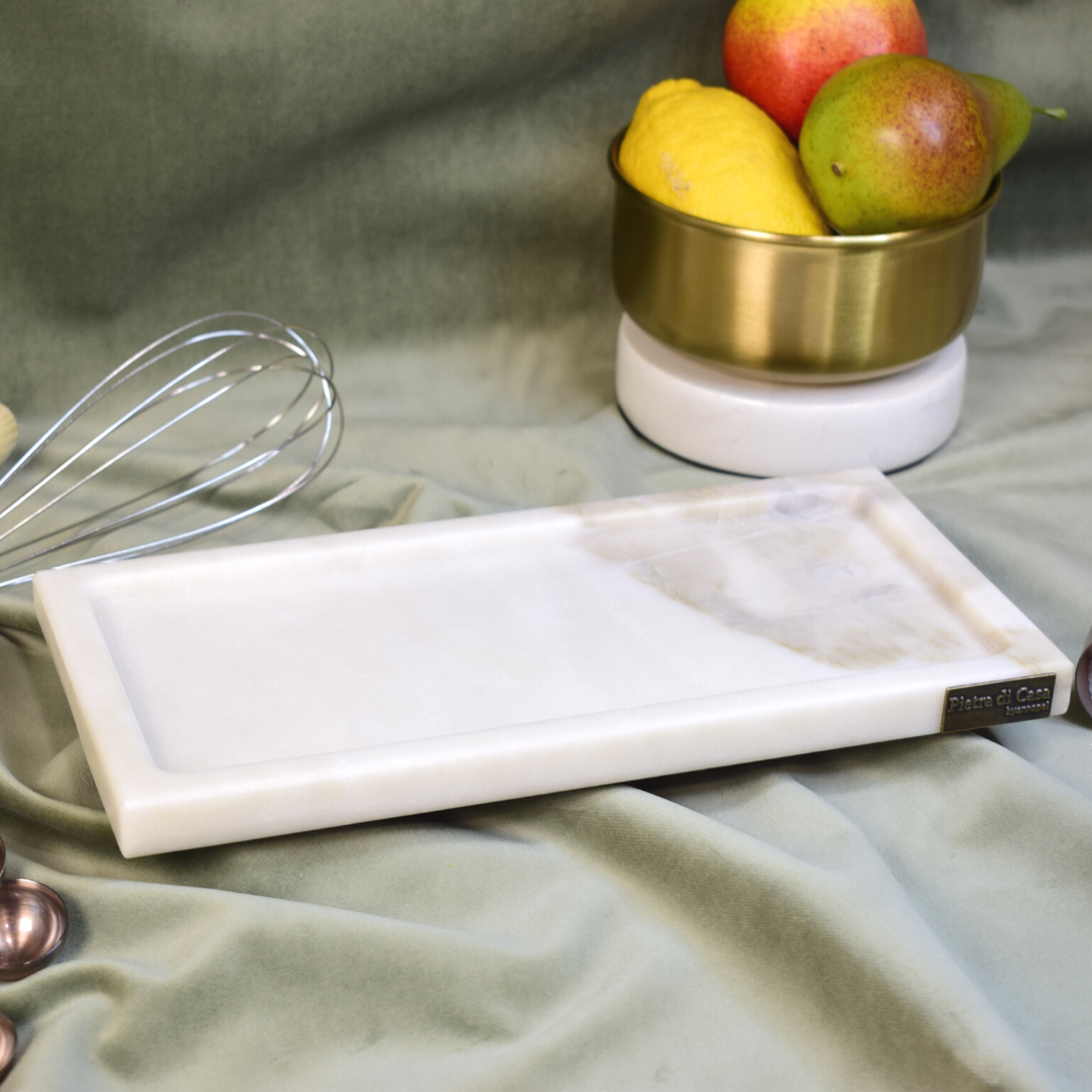 PIETRA DI CASA - Venta al por mayor Bandejas decorativas - Bandeja de mármol - PAPA ALANA en PT Calacatta4