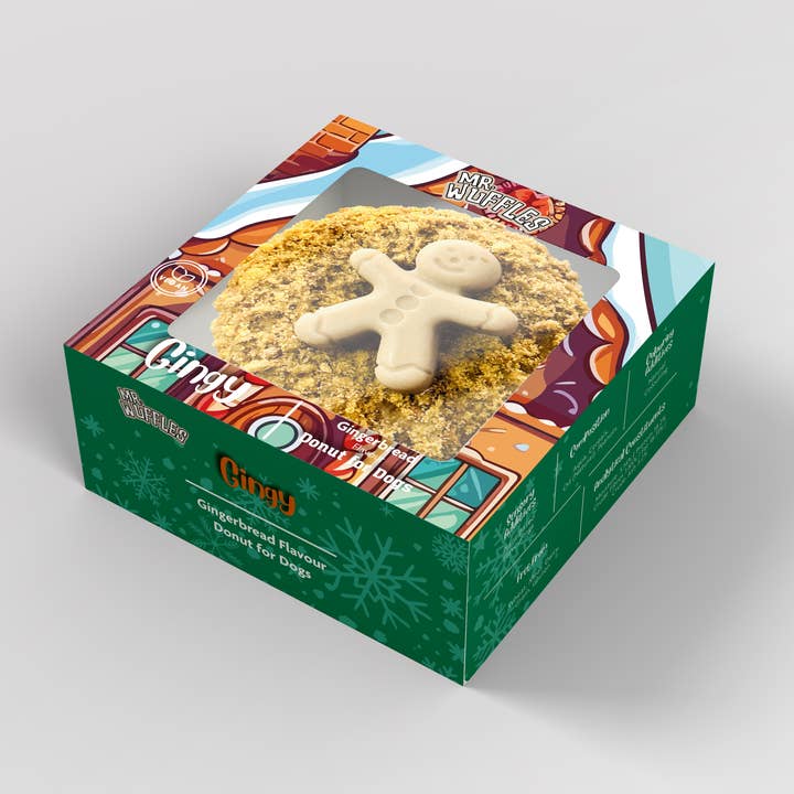 MR WUFFles - Wholesale Hondenkoekjes - Hond - Gingerbread Christmas Donut voor honden | Hondensnoepjes voor Kerstmis2