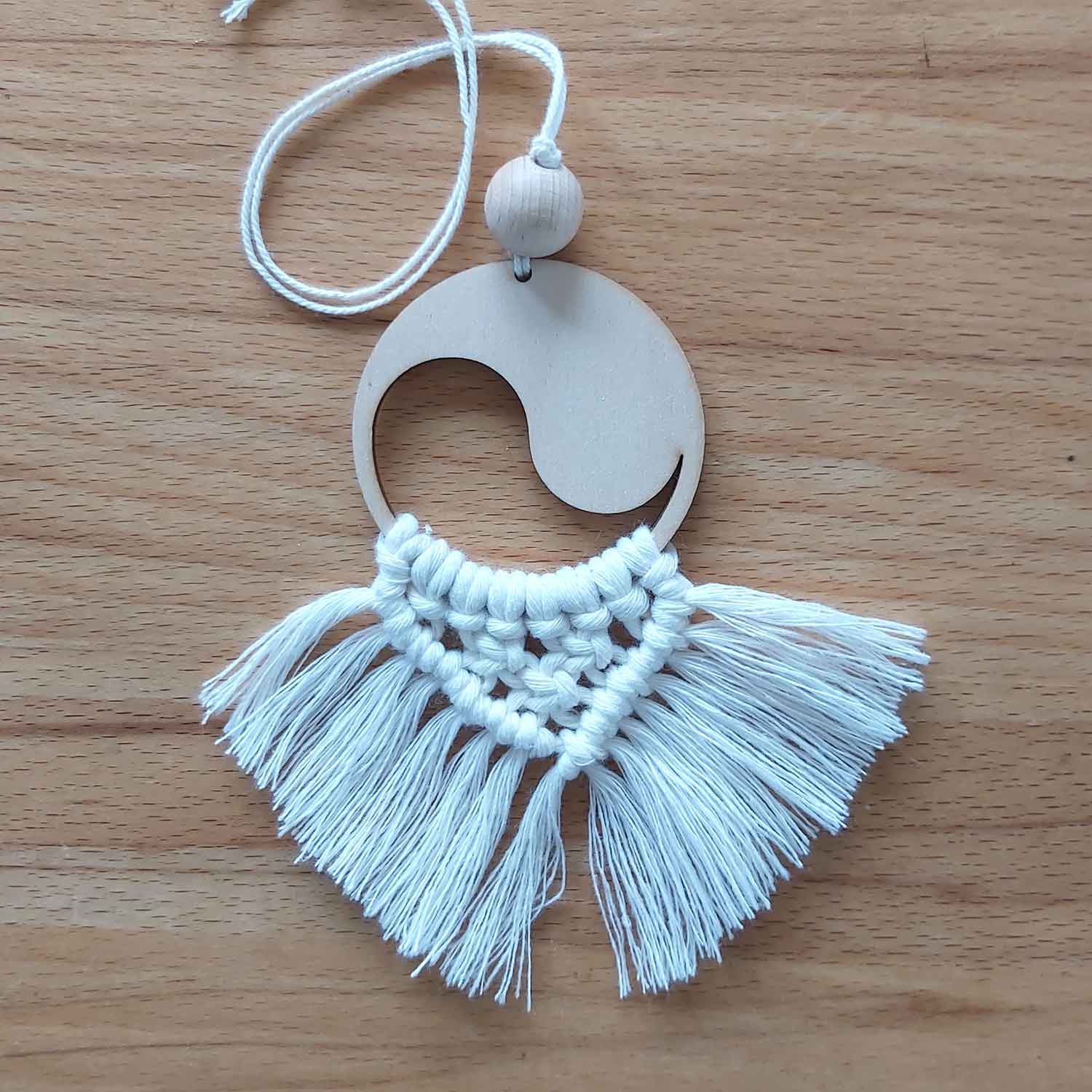 Familienmomente - Wholesale DIY Craft Kit - DIY Set Macrame Aroma Pendant Yin & Yang9