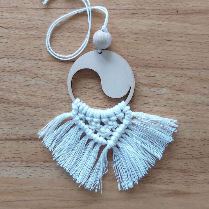 Familienmomente - Wholesale DIY Craft Kit - DIY Set Macrame Aroma Pendant Yin & Yang9