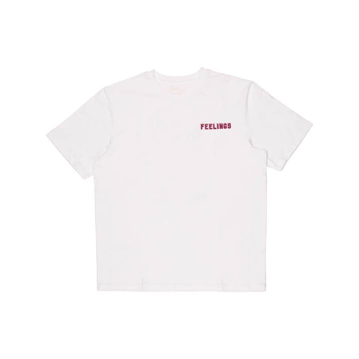 AndFeelings – wholesale Screen printed t-shirt – unisex – Legs Tee Shirt White1