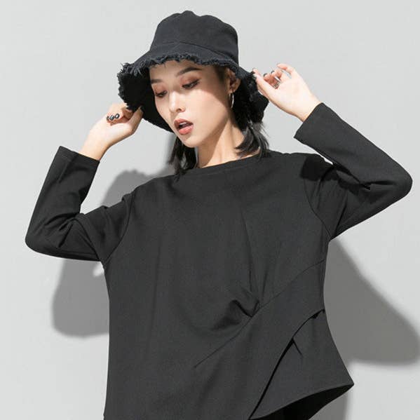 T-shirts unis irréguliers originaux hauts pour la vente par OceanusSwim