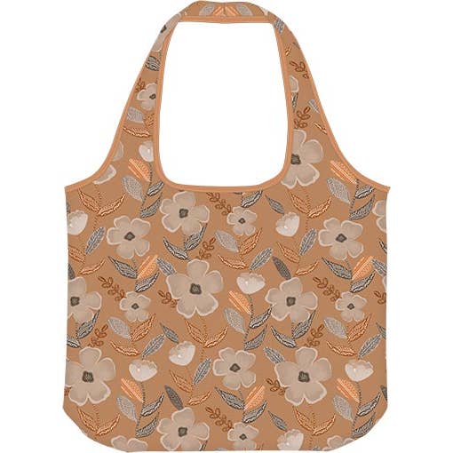 Reusable Shopper Tote-Floral for wholesale by Punch Studio