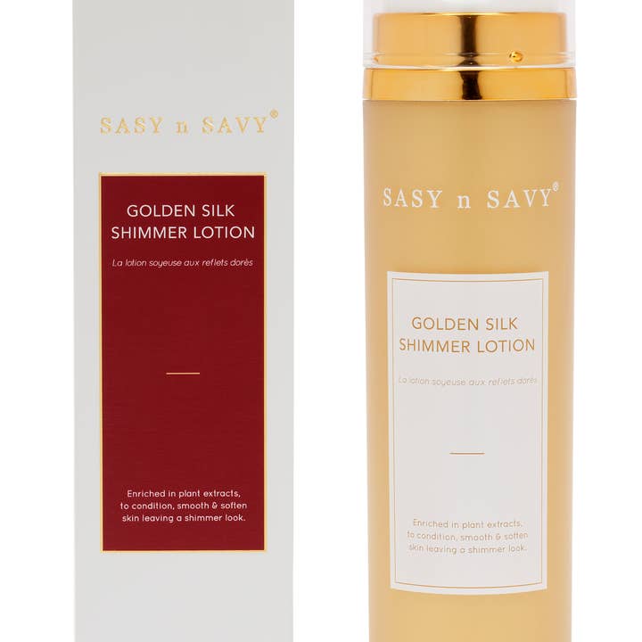 Golden Silk Shimmer Lotion - 180ml for wholesale by Sasy n Savy Pty Ltd