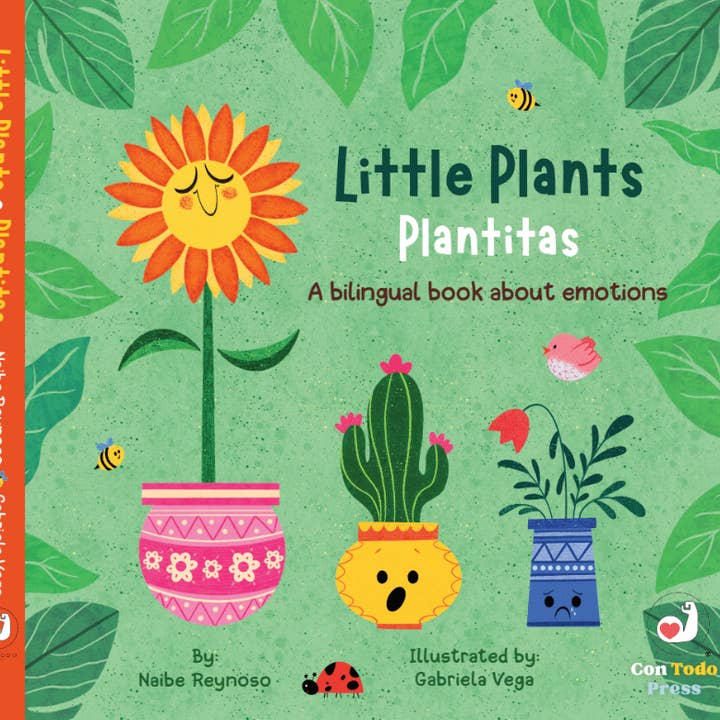 Con Todo Press - Vendita all'ingrosso Preschool Book (3-5) - Piccole Piante, Plantitas, Un Libro Bilingue Sulle Emozioni