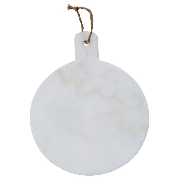 Interiors by Premier – wholesale Cutting board – Round Marble Paddle Chopping Board2
