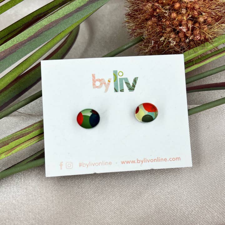 Classic Christmas Confetti Studs for wholesale by By Liv