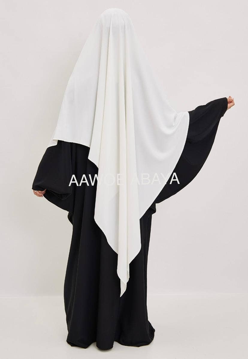 Aawoe Abaya - Vente Hijabs – femme - Khimar Maya Long Pointu - 2143-KH50