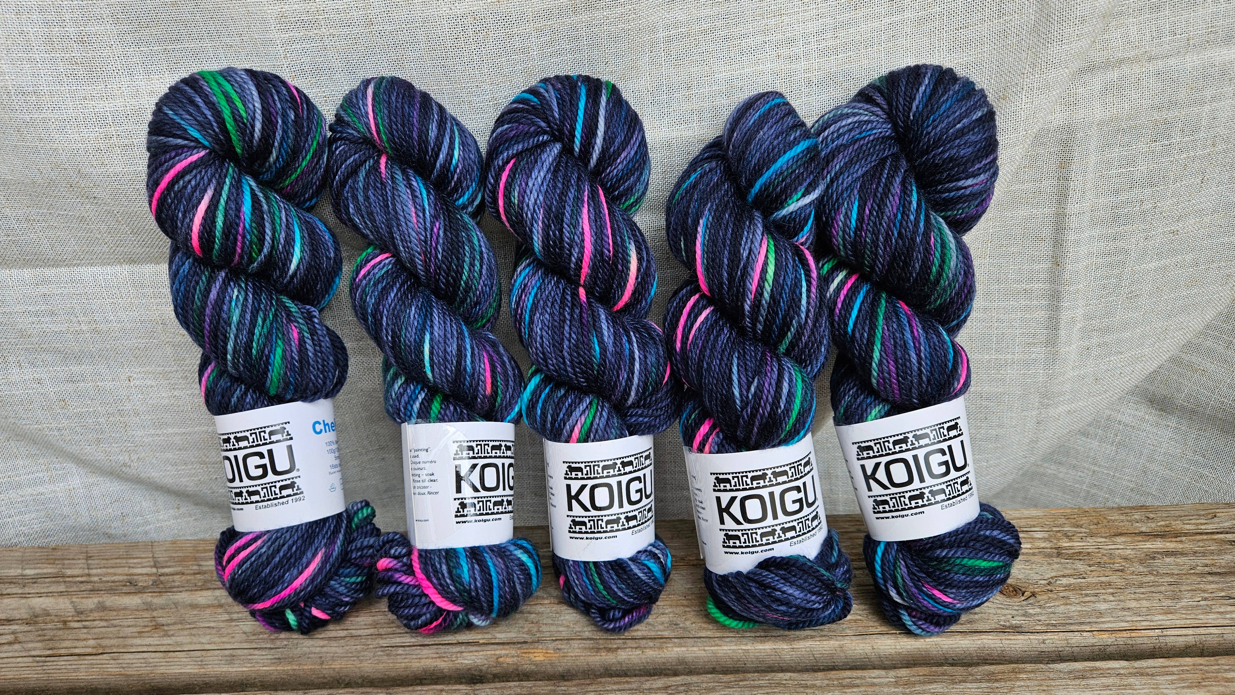 Koigu Wool Designs - Wholesale Yarn - Chelsea Aran Merino Yarn -group A82