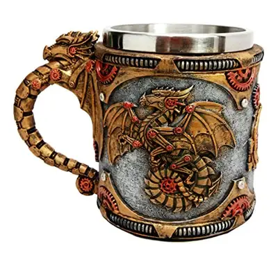 Pacific Trading - Wholesale Coffee Mug - Steampunk Dragon Mug2