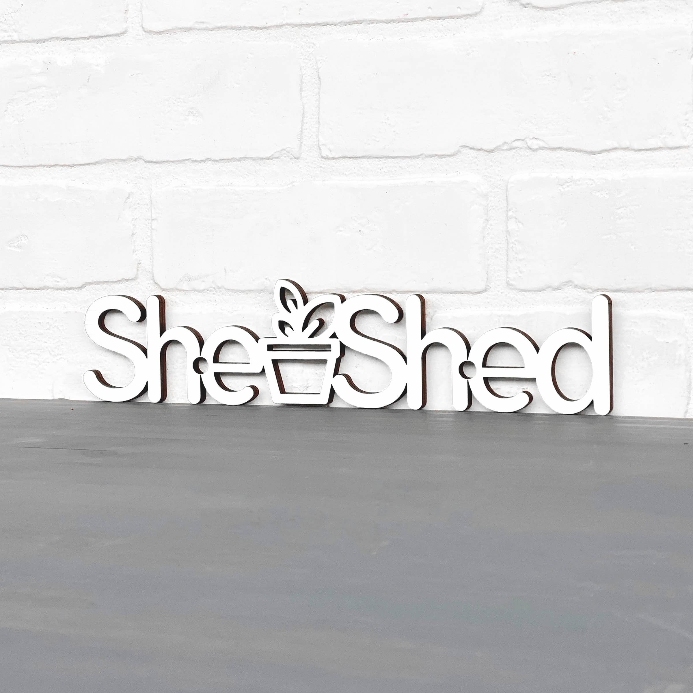 Spunky Fluff - Wholesale Wall Sign - She Shed Women's Wood Garden Shed Sign6