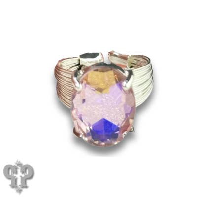 Pink Panache Brands - Wholesale Cocktail/Statement Ring - Oval rhinestone ring9