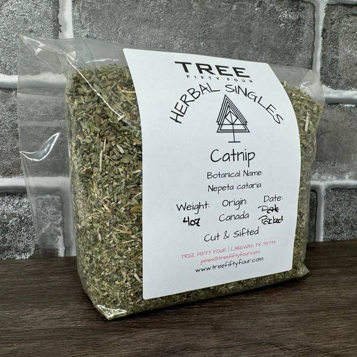 Tree Fifty Four - Wholesale Loose Tea - Catnip | 2oz - 1 KG | Bulk Herbs (No Silvervine)