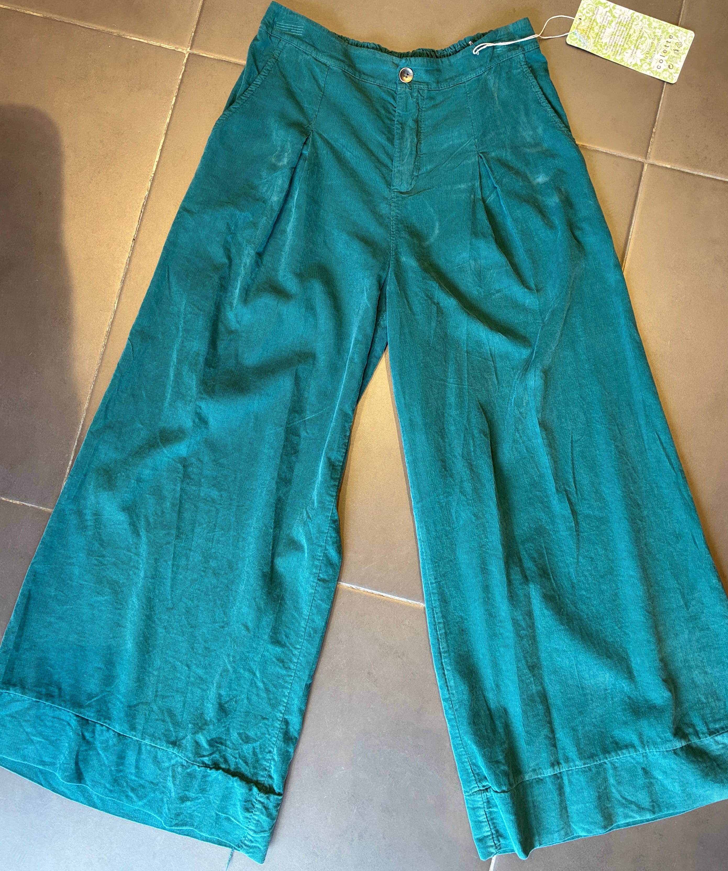 la maison des fibres naturelles - Venta al por mayor Pantalones - Mujer - Pantalón de pinzas de terciopelo 6595 100% algodón13