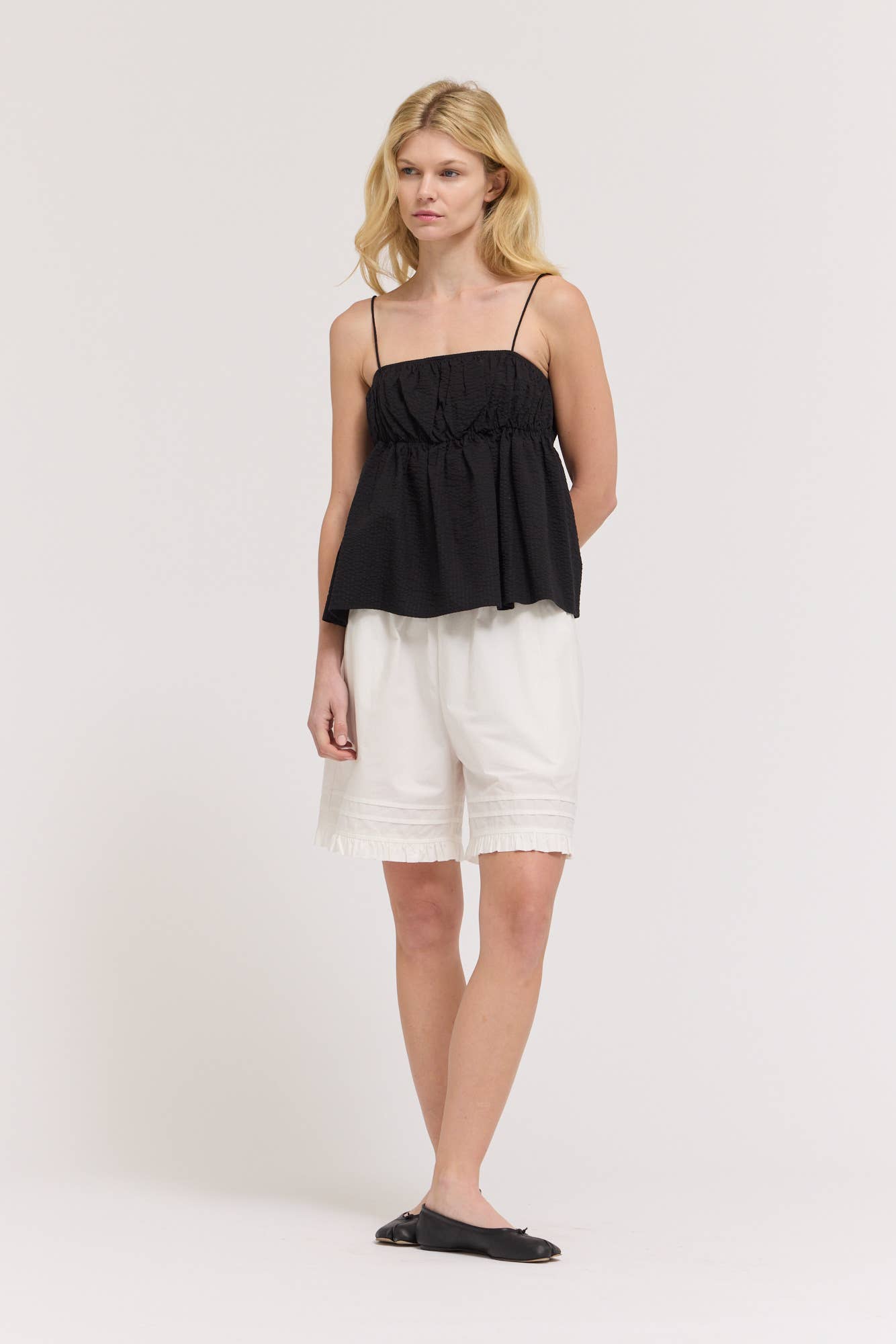 Grade & Gather – Großhandel Bluse – Damen – 41897 - SEERSUCKER-TRÄGEROBERTEIL7