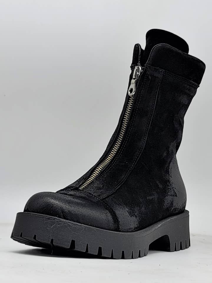 ART, 75 BLACK BOOTS HANDMADE IN ITALY AUTUMN WINTER 2024 for wholesale by Eccellenza Donna