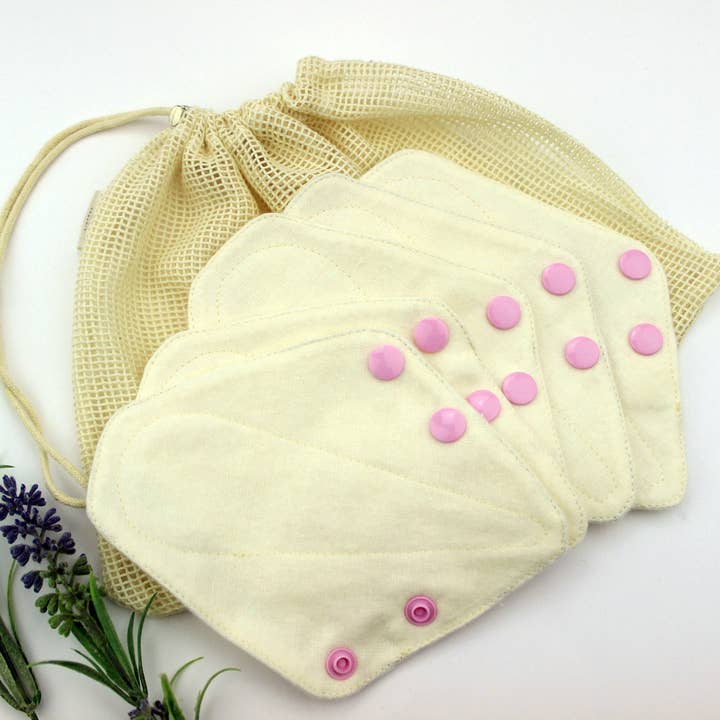 Bloom Pads - Wholesale Laundry bag - Organic Cotton Mesh Wash Bag - 3 sizes8