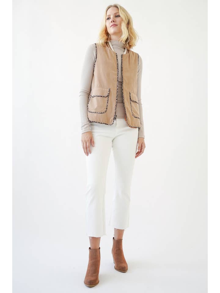 Mystree - Wholesale Outerwear Vest - Women's - 19703 Reversible Vest