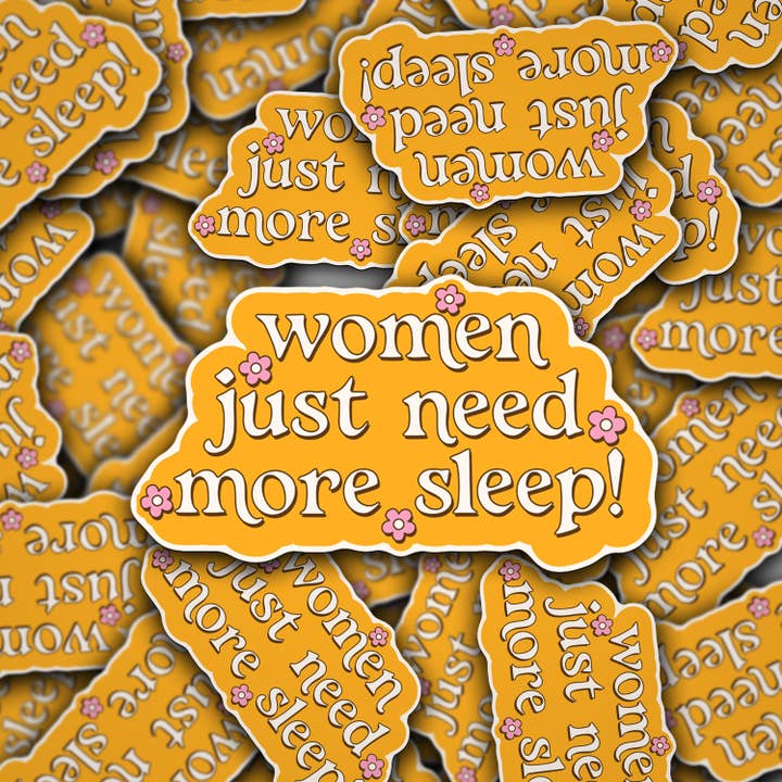 Vinyl Decal Women Just Want More Sleep for wholesale by Sonny Rising