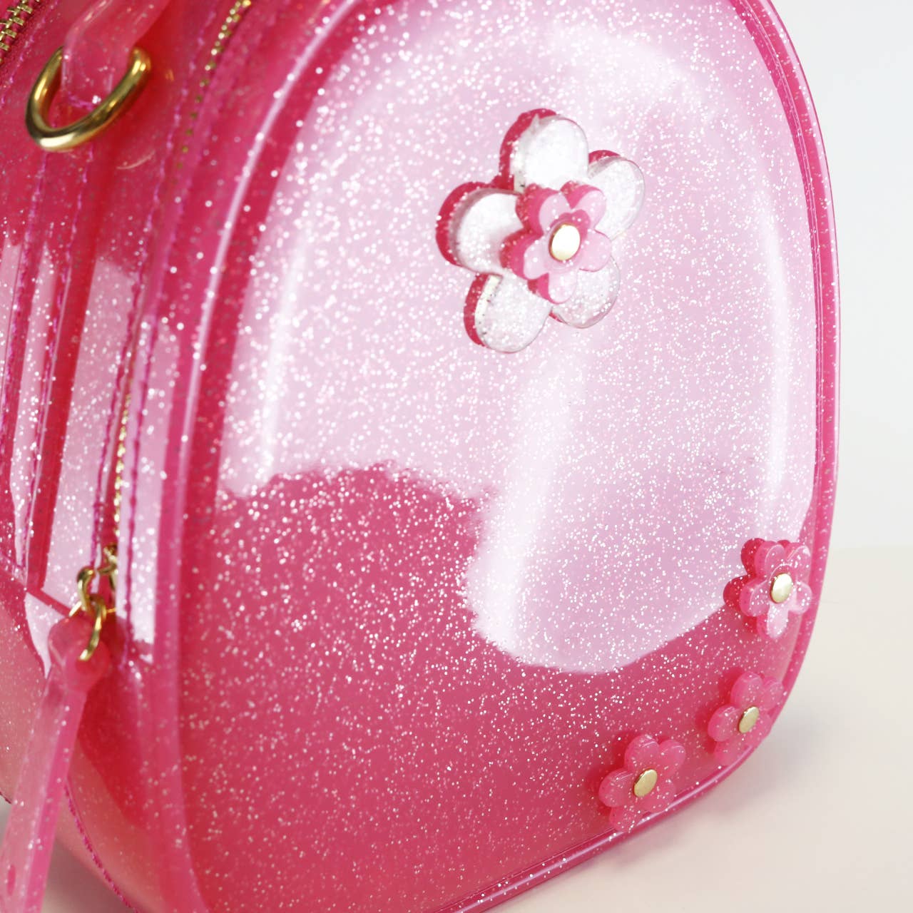 Doe a Dear - Wholesale Crossbody Bag - Kids - P30 B3930F Floral Motifs Jelly Purse6