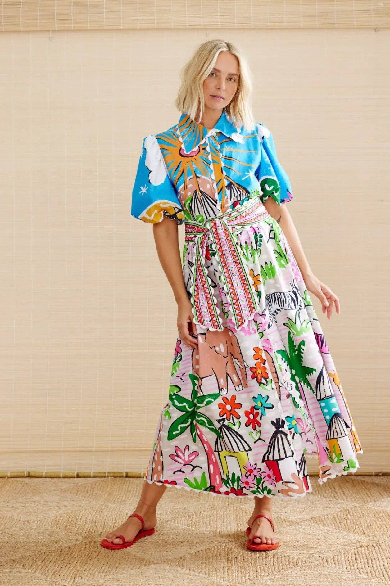 Pattern 2025 NEW Linen Print Dress EuroStyle for Beyond  for wholesale on Faire3