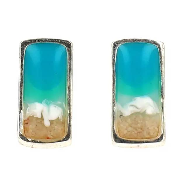 Bar Earrings (Sterling Silver) for wholesale by Virtu Made