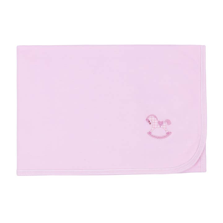 Châle doublé entrelacé avec cheval à bascule pour filles - Lot de 3 pour la vente par Blues Baby