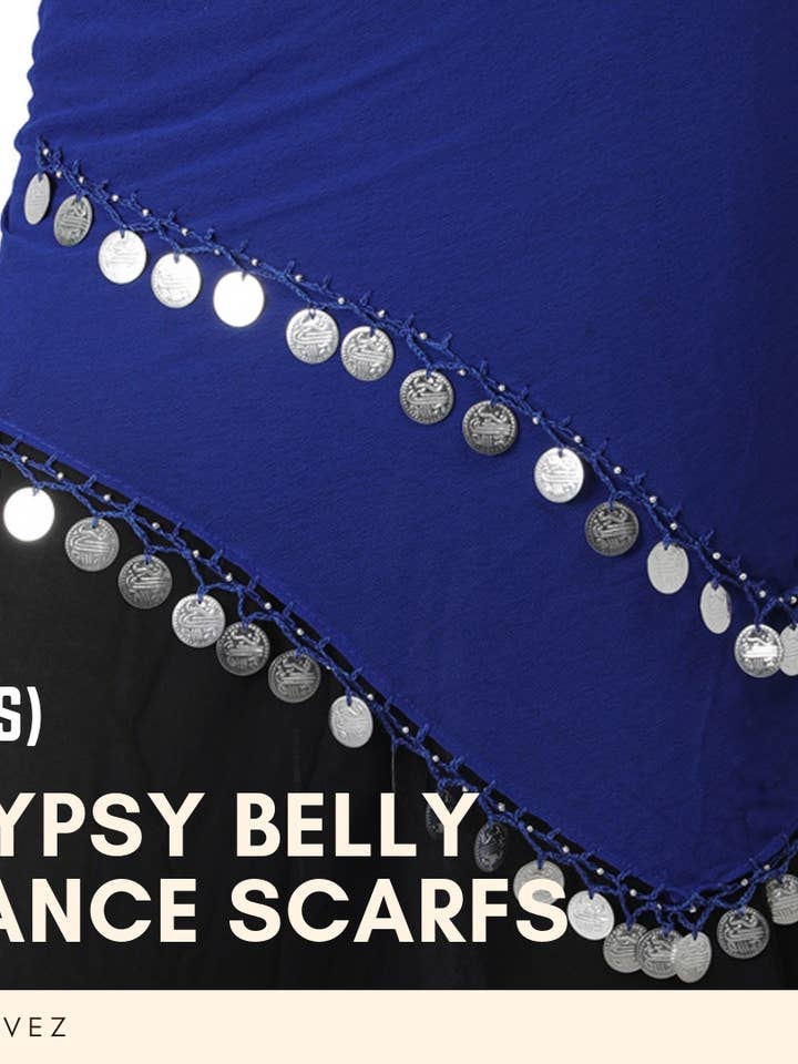 Buikdans Zilveren Munt 2 Rijen Driehoek Sjaals 10 stuks mix partij voor wholesale door Wevez