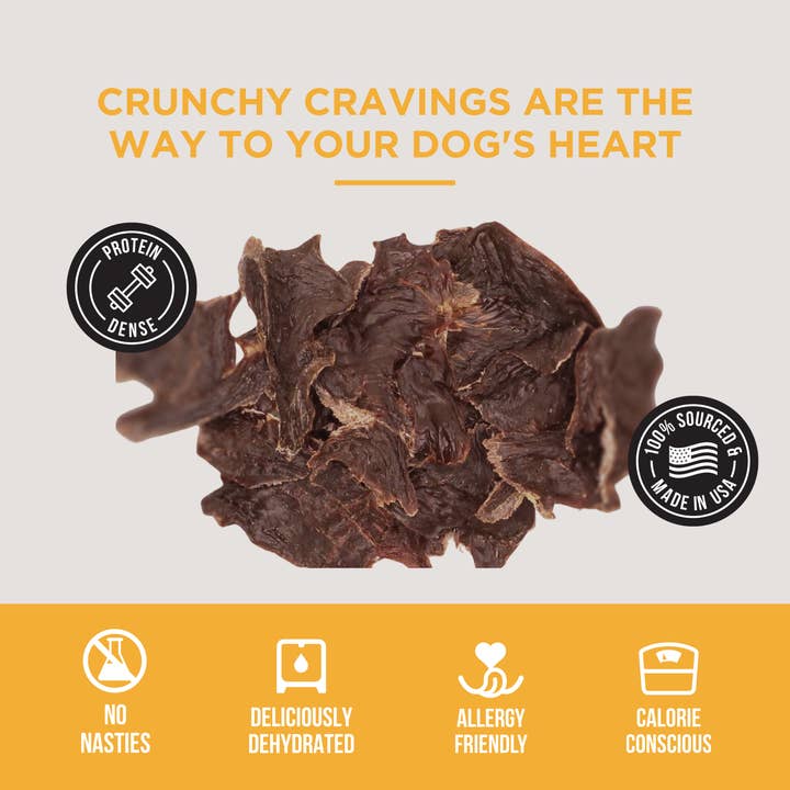 Natural Rapport - Wholesale Pet Treats - Dog - The Only Dehydrated Beef Heart Jerky Dogs Need