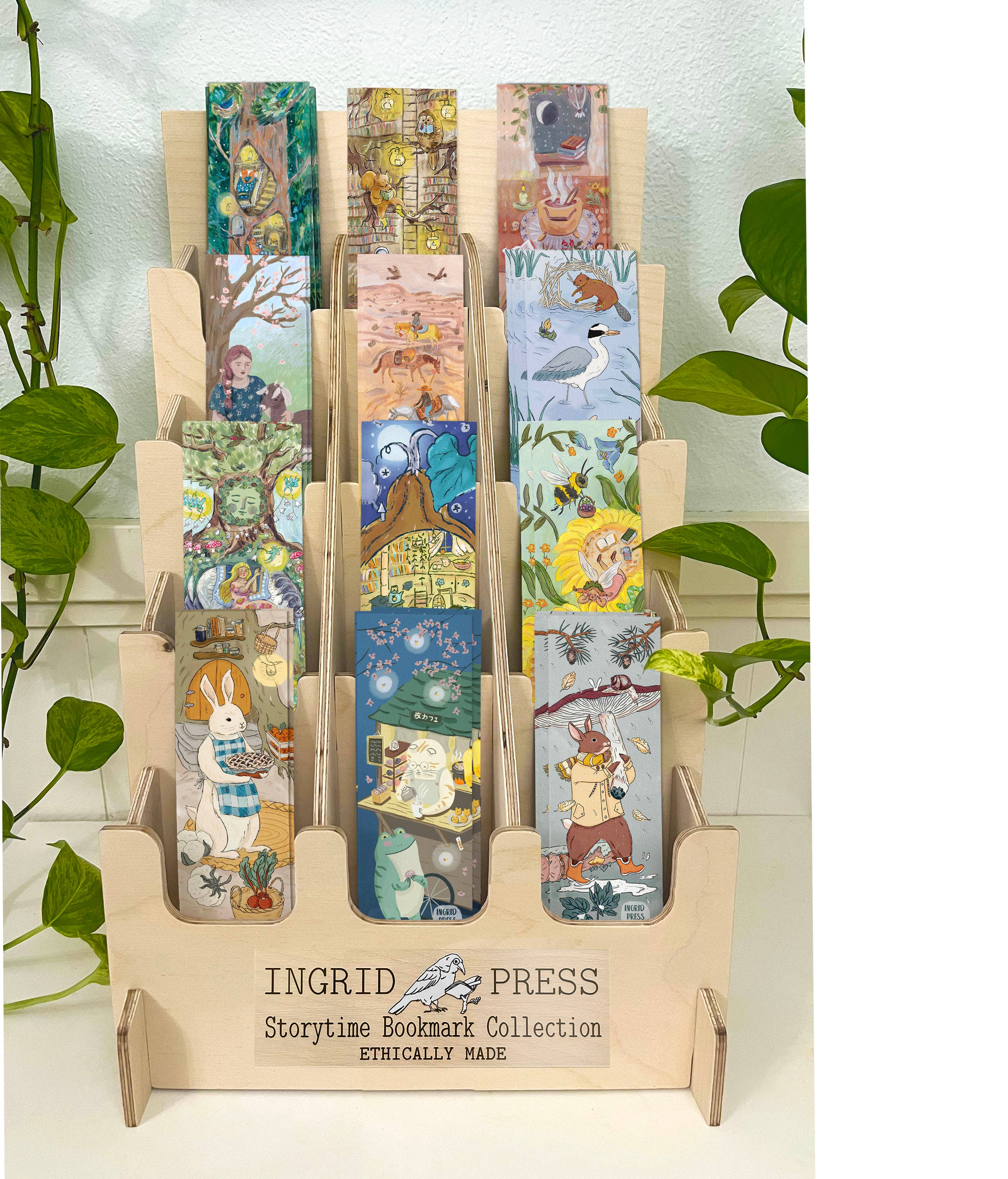 Ingrid Press - Wholesale Bookmark - Bookmark Display2
