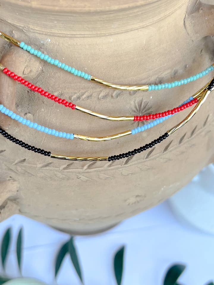 Collana con perline a barra per la vendita all'ingrosso da parte di Georgia On My Mind