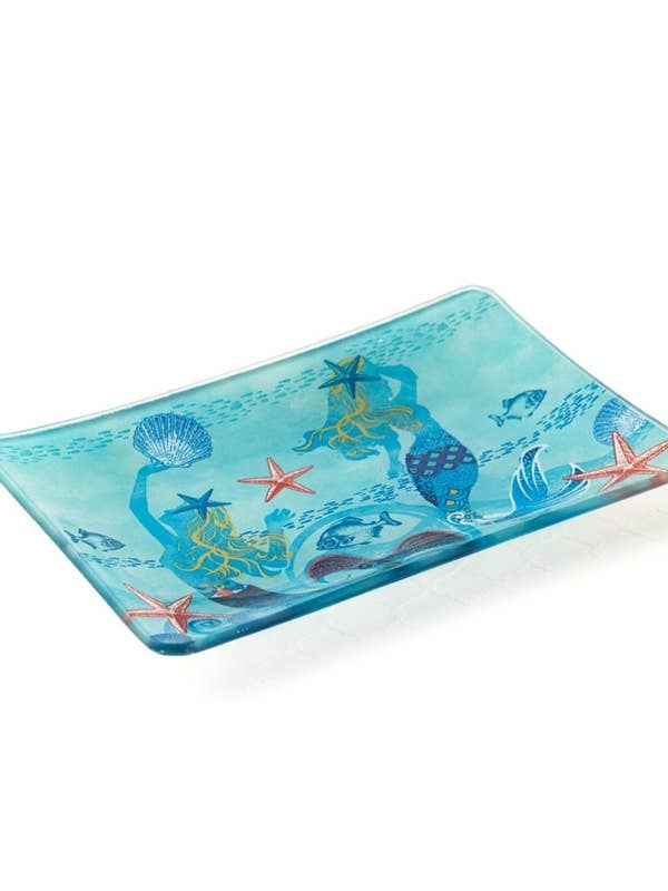 Plato Decorativo de Sirena con Conchas Marinas para venta al por mayor de Value Arts