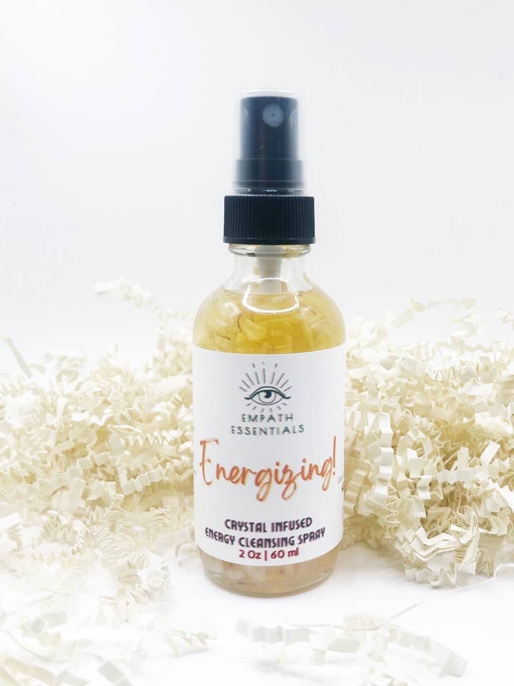 Energizing Crystal Infused Energy Cleansing Spray for wholesale by Empath Essentials