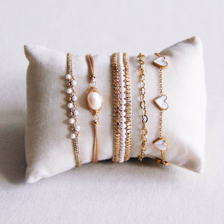Bazou - Wholesale Charm/Dangle Bracelet - Fine heart chain bracelet