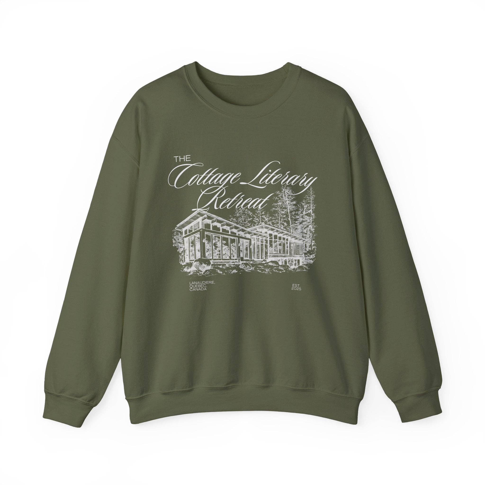 Shadowbound Spines LLC - Wholesale Graphic Sweatshirt - Women's - Heated Rivalry The Cottage Retreat Sweatshirt3