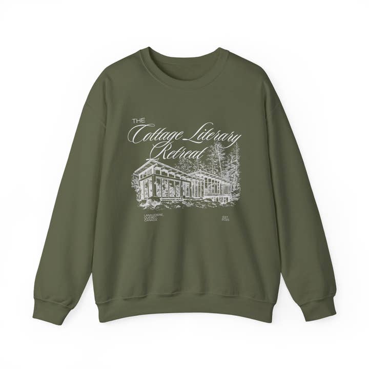 Shadowbound Spines LLC - Wholesale Graphic Sweatshirt - Women's - Heated Rivalry The Cottage Retreat Sweatshirt3