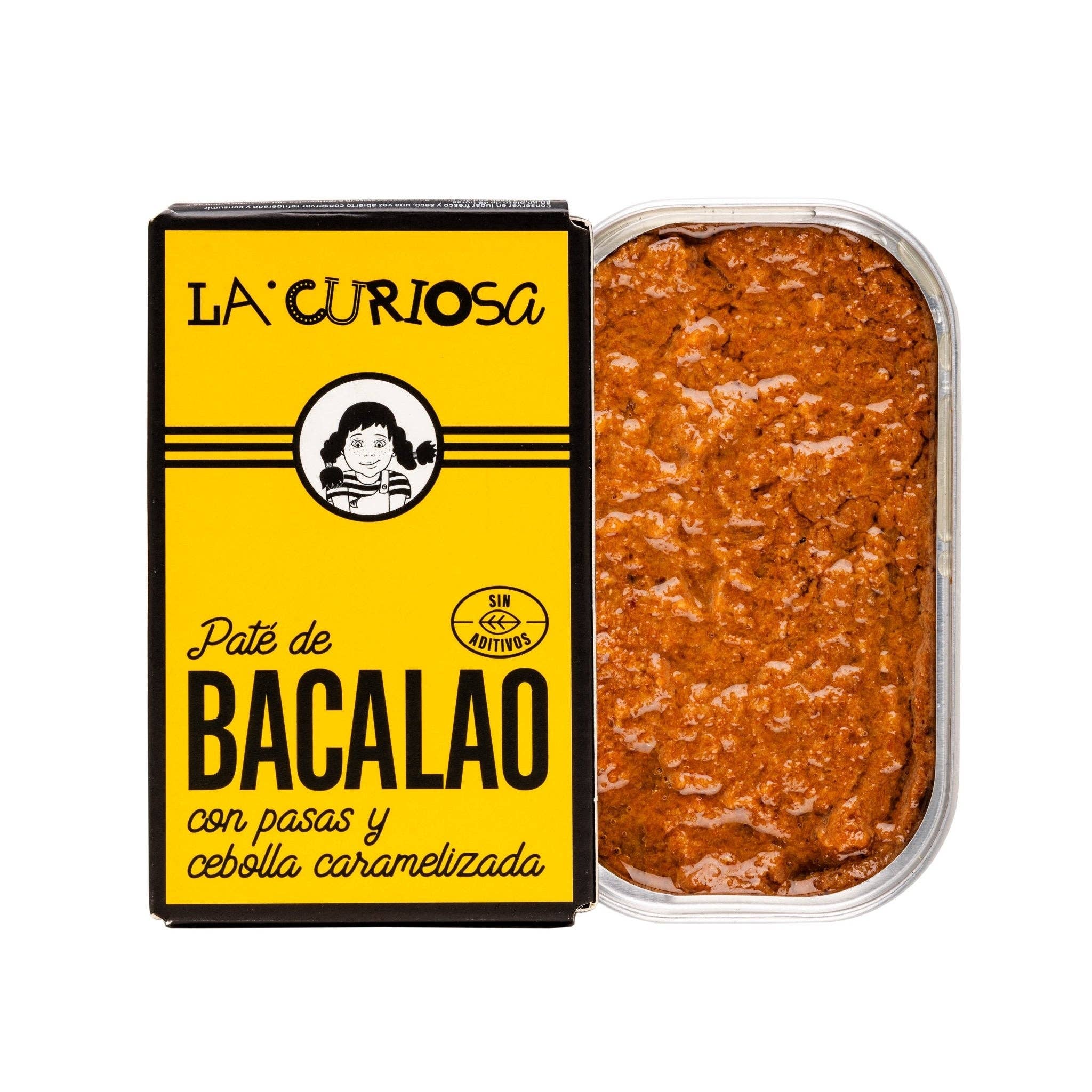 FishNook Tinned Seafood Co. - Wholesale Tinned Fish - La Curiosa Codfish Paté w/ Raisins & Caramelized Onion1