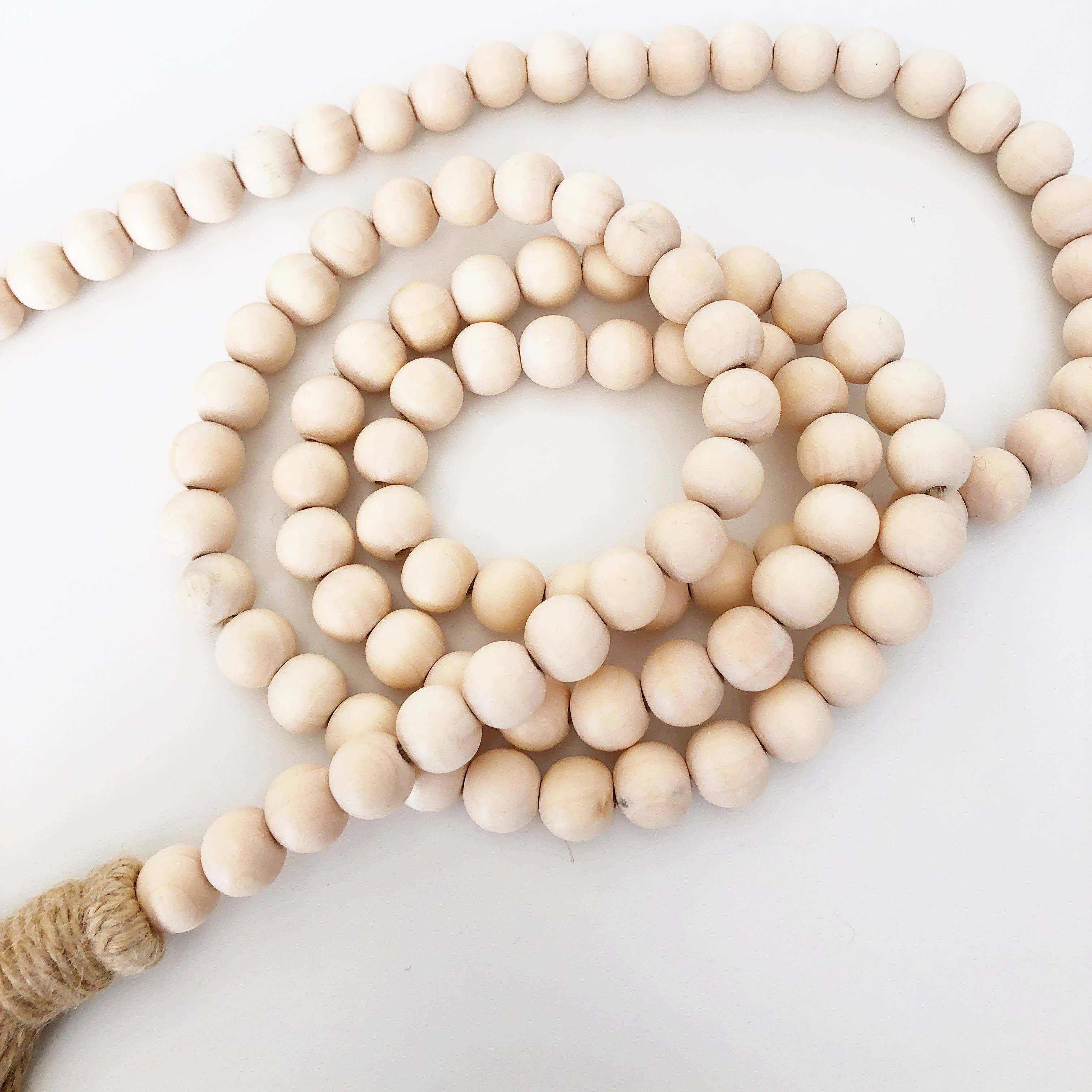 Foundations Decor - Vente Fanion/guirlande - Guirlandes de perles en bois - couleurs et formes classiques17