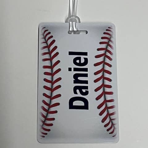 Baseball Bag Tag for wholesale by SGbagtags