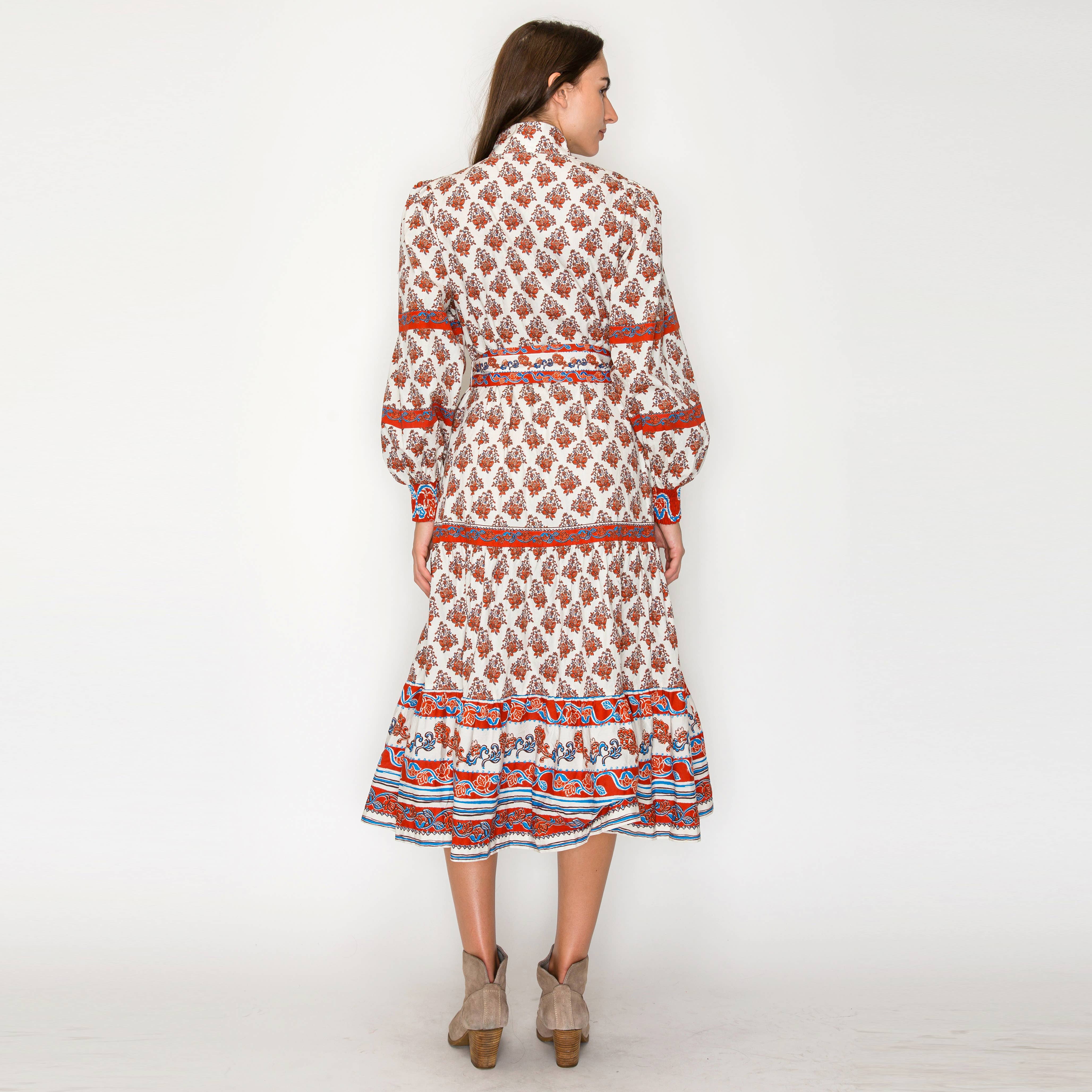 LoveWednesday – Engroshandel Kjole - Dame – Sahara Muse Midi Kjole - LWD32773