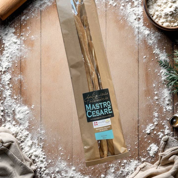 La Deliziosa Pasticceria di Mastro Cesare srl - Wholesale Bread/Tortilla - Long Corn Breadsticks with Slow Fermentation Avana Bag1