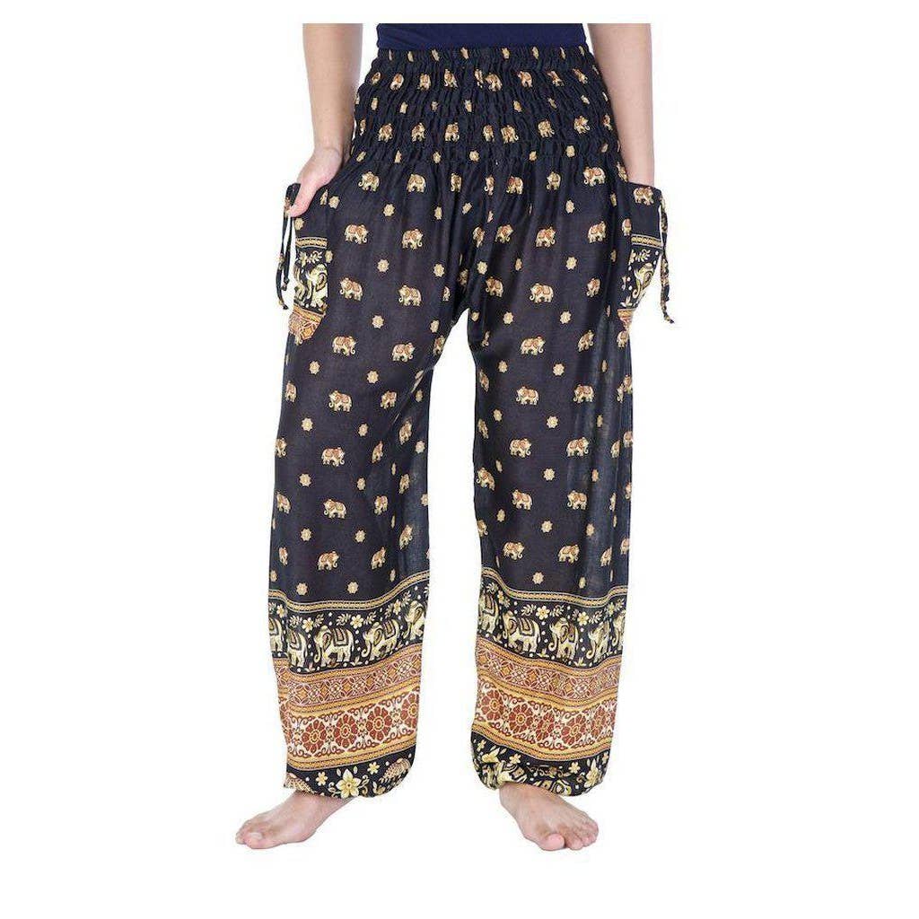 Studio 12 Collective (previously Ethnic Lanna) – Großhandel Hose – Damen – Set: 4er-Pack Haremshosen mit verschiedenen Mustern3