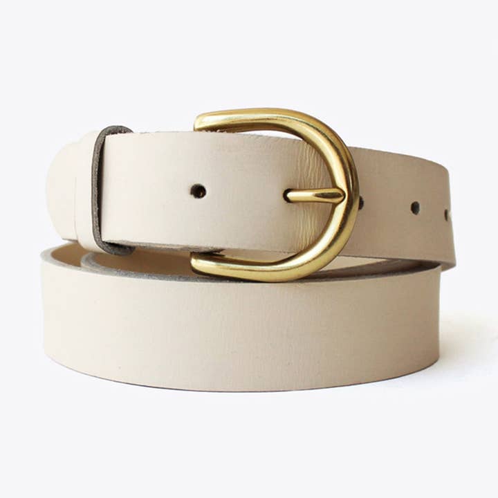 Noemi Belt Bone 2.0 for wholesale by Nisolo