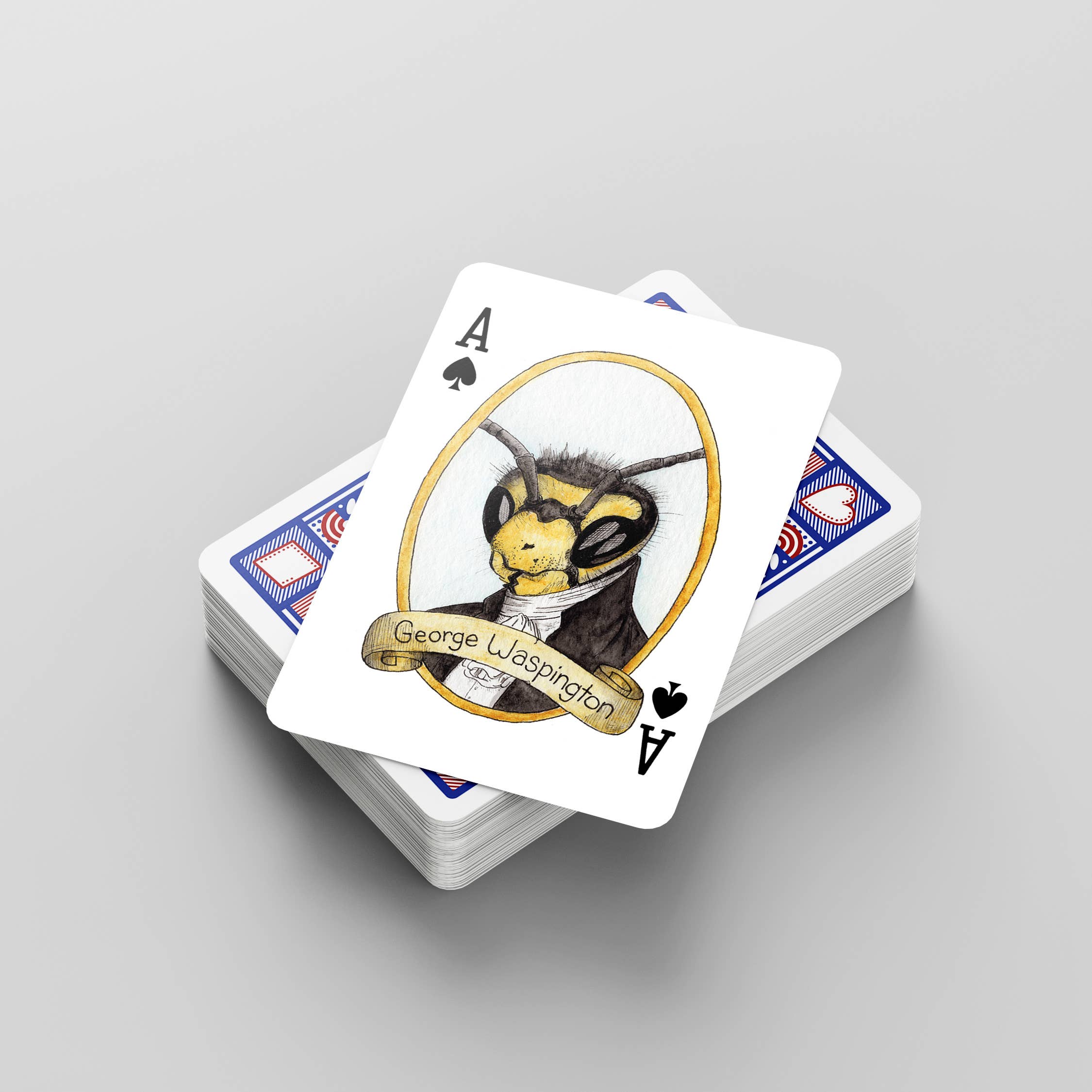 Ah Ha Brands - Wholesale Playing Cards - PreZOOdents Punny Animal President Playing Cards3