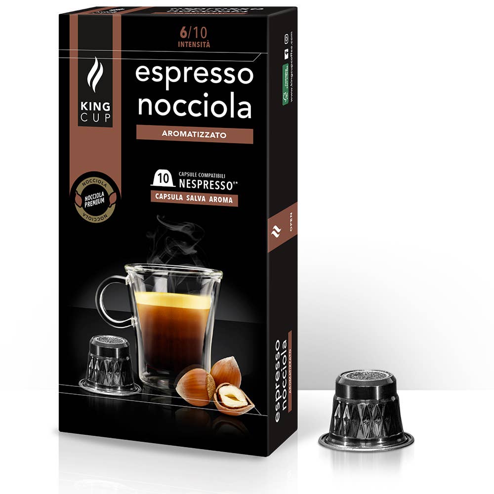 Espresso alla Nocciola - Capsule Nespresso in vendita all'ingrosso per il  tuo negozio - Faire Italia